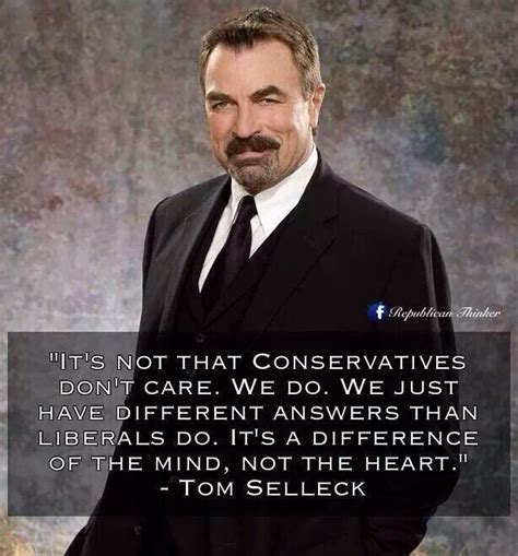 tom selleck political views.